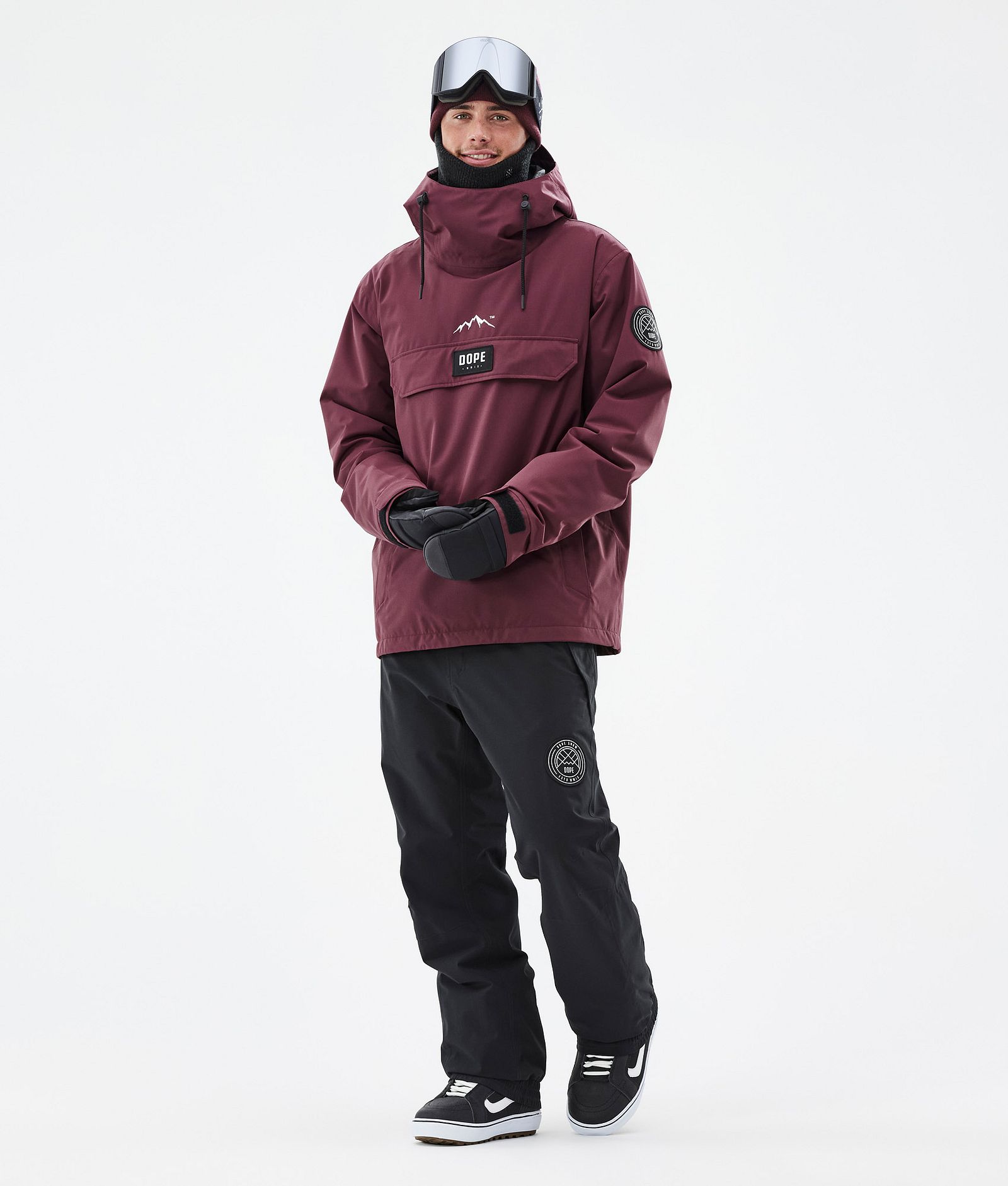 Dope Blizzard Veste Snowboard Homme Burgundy, Image 3 sur 9