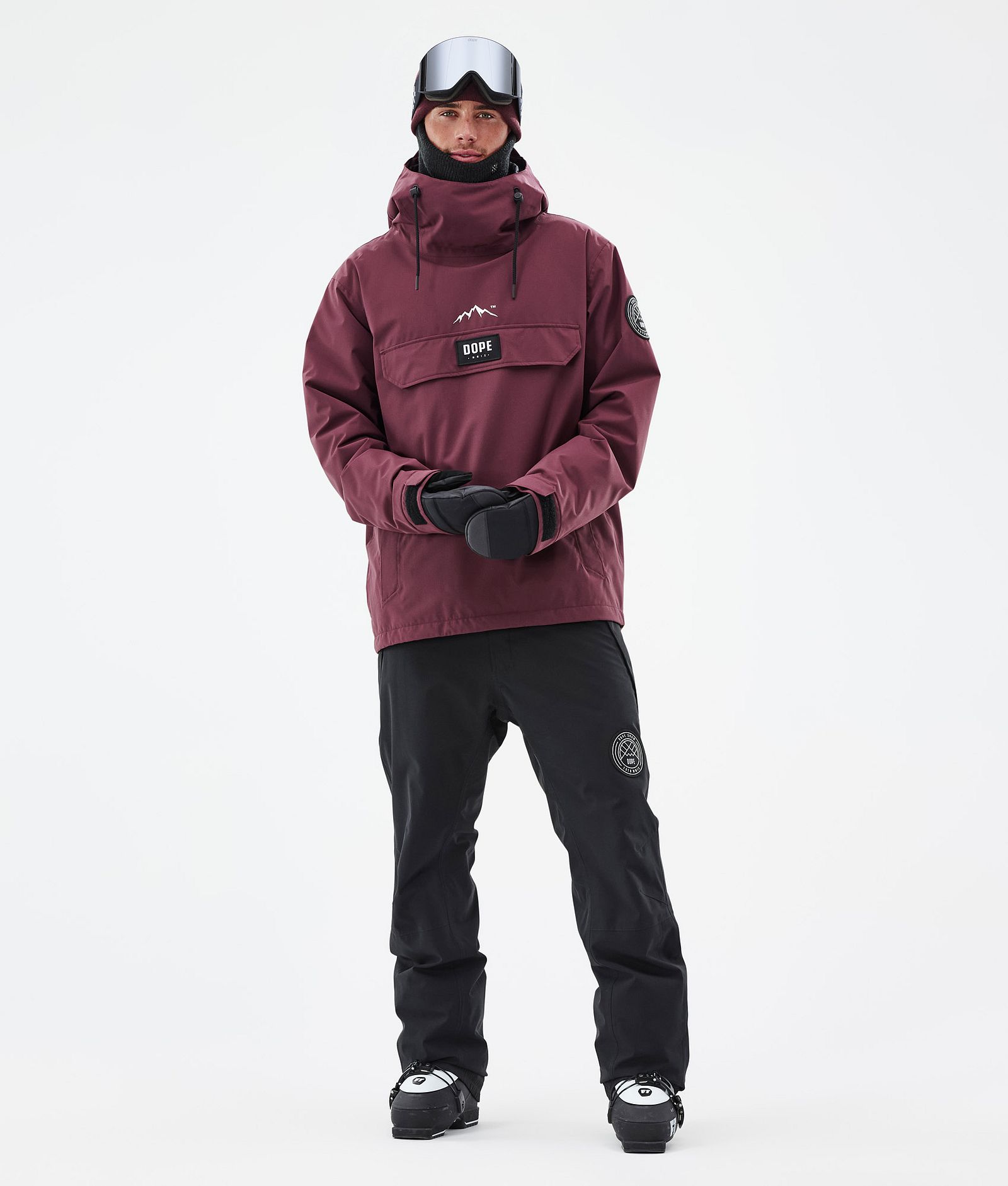 Dope Blizzard Ski Jacket Men Burgundy, Image 3 of 9