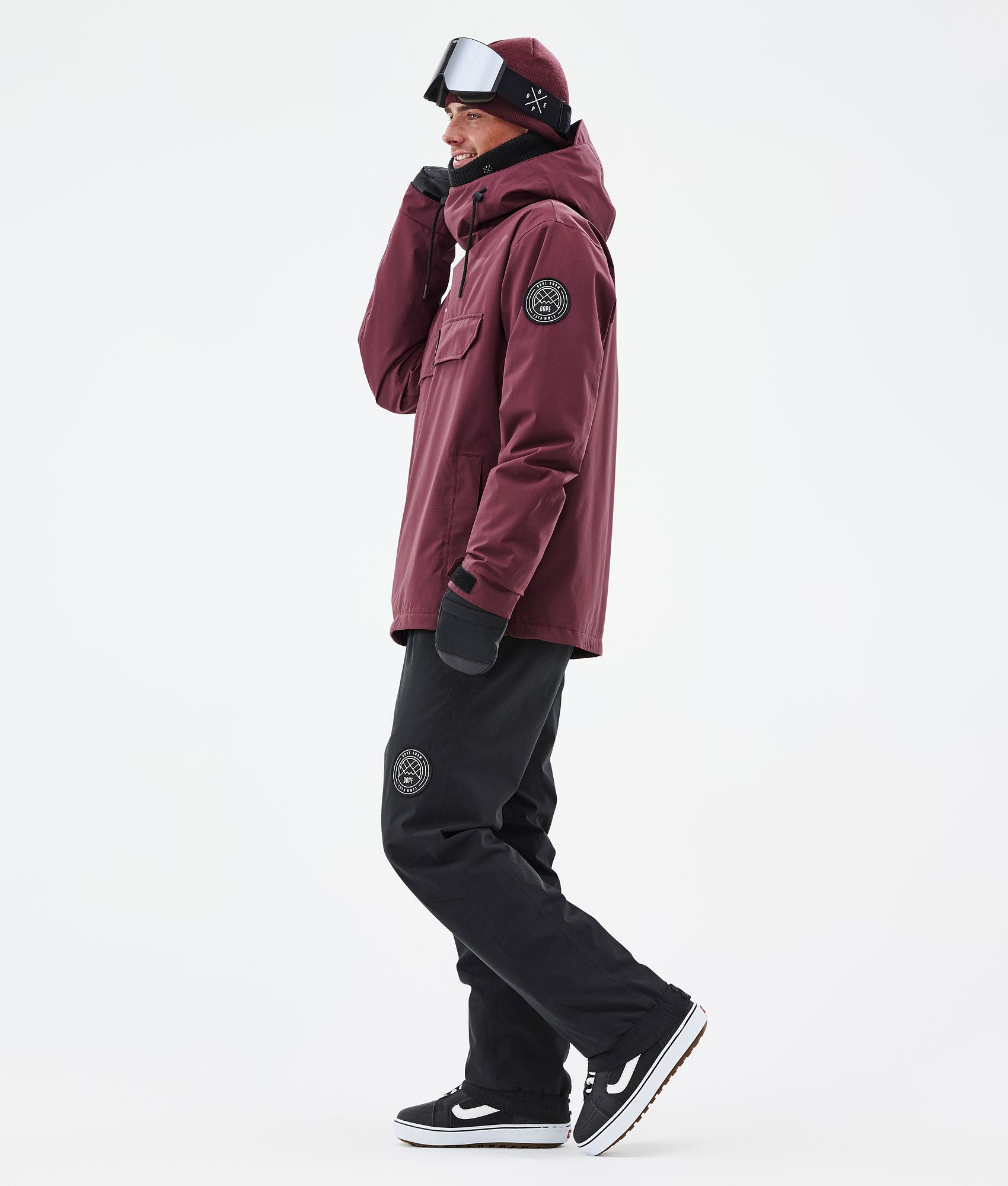 Burgundy snow jacket best sale