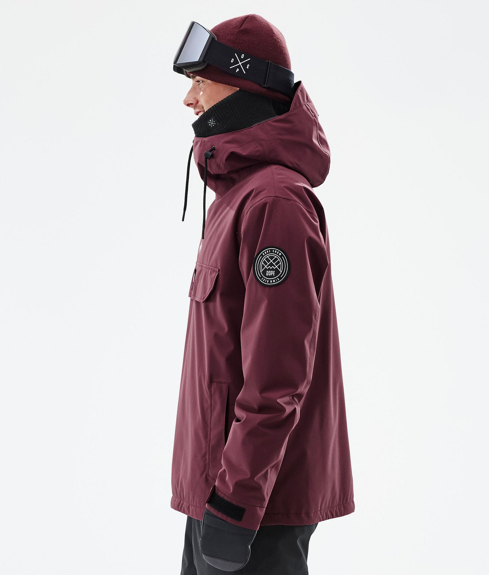 Dope Blizzard Ski Jacket Men Burgundy, Image 6 of 9