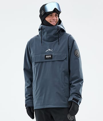 Dope Blizzard Snowboard Jacket Men Metal Blue