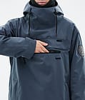 Dope Blizzard Snowboard Jacket Men Metal Blue, Image 8 of 8