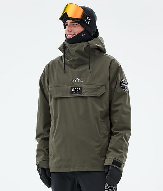 Dope Blizzard Snowboard Jacket Men Olive Green