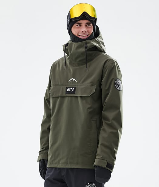 Dope Blizzard Kurtka Snowboardowa Mężczyźni Olive Green