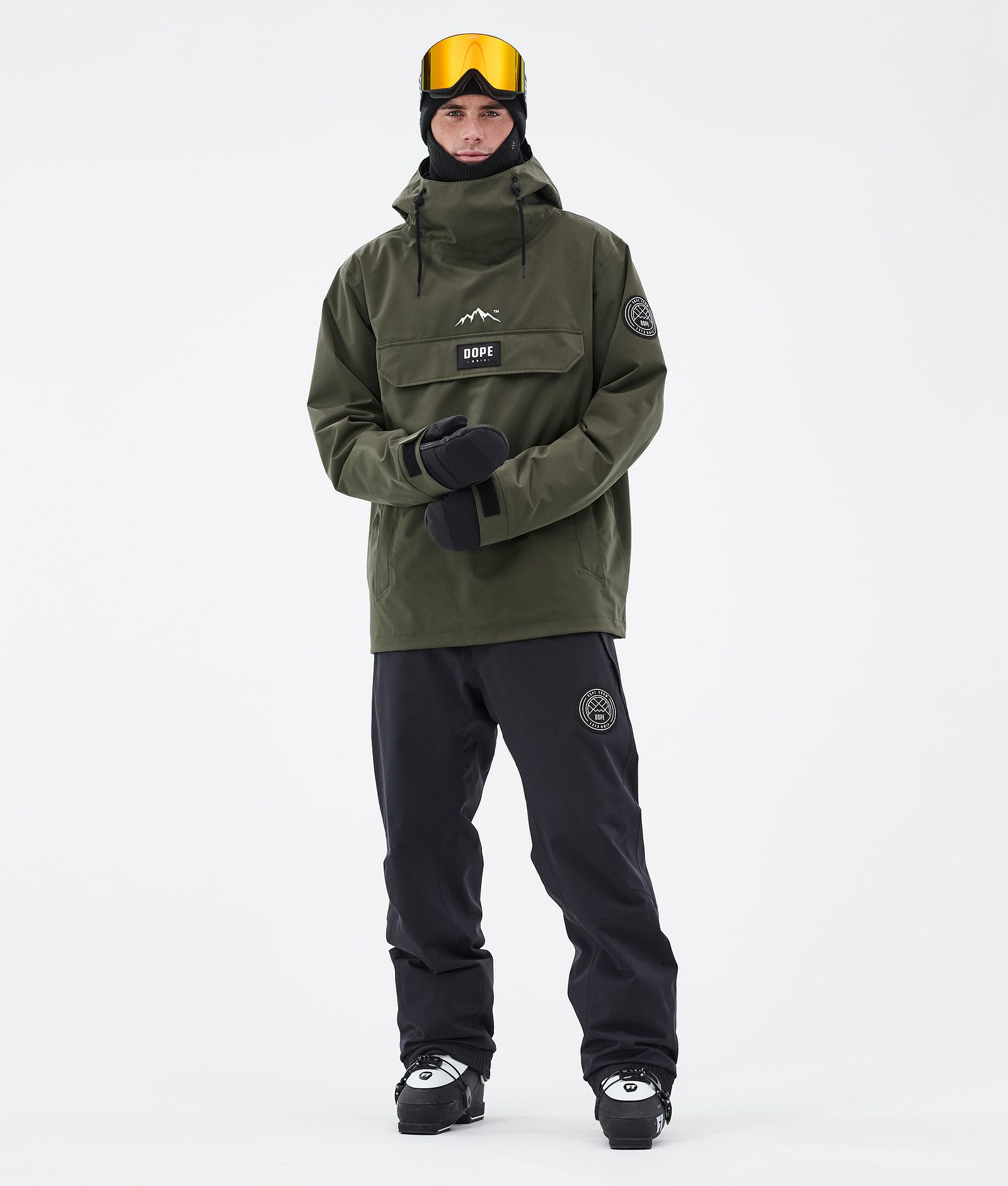 Dope Blizzard Ski Jacket Men Olive Green, Image 2 of 8