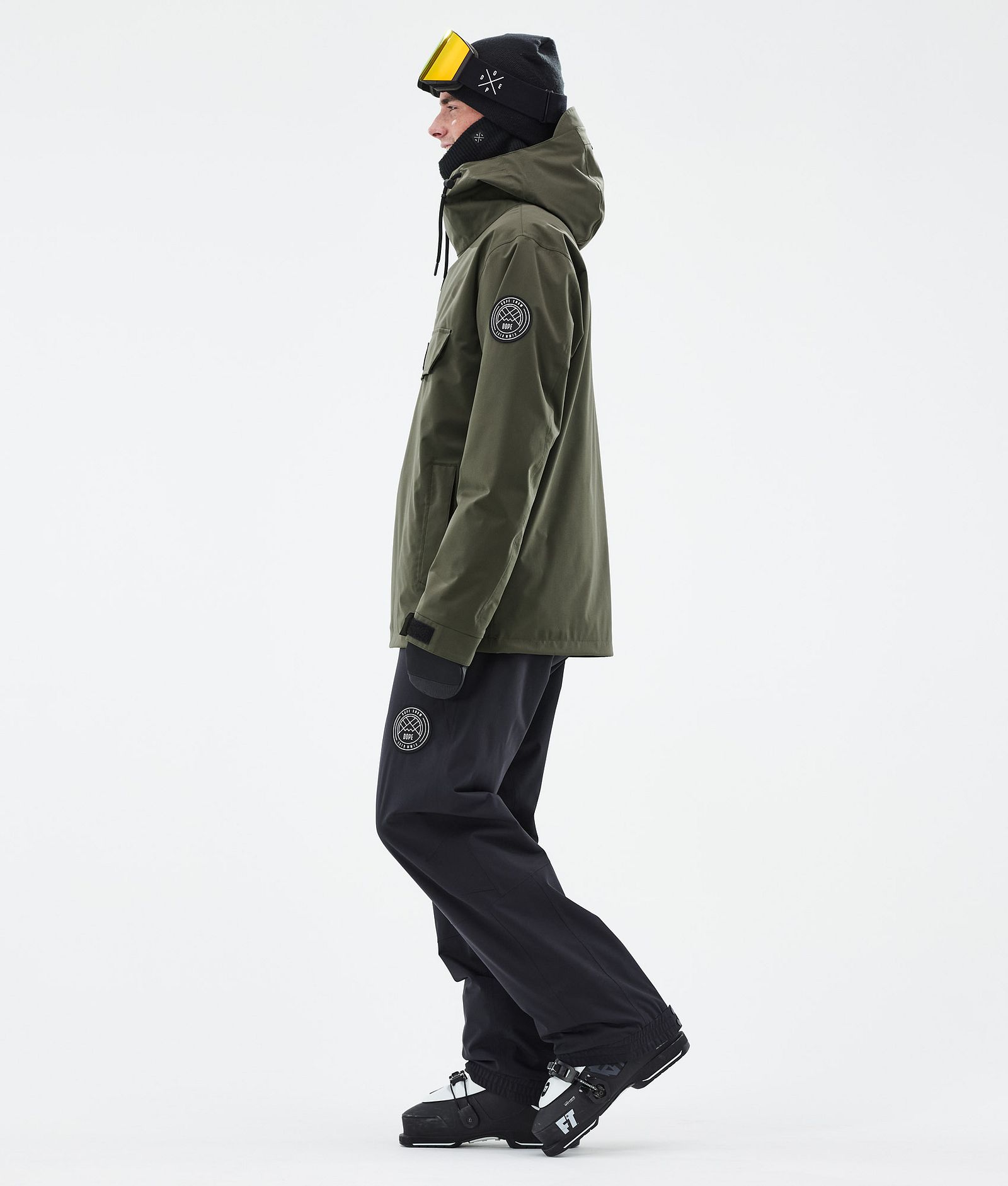 Dope Blizzard Giacca Sci Uomo Olive Green, Immagine 3 di 8