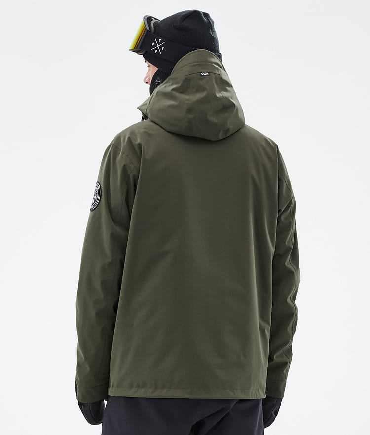 Dope Blizzard Veste Snowboard Homme Olive Green, Image 6 sur 8