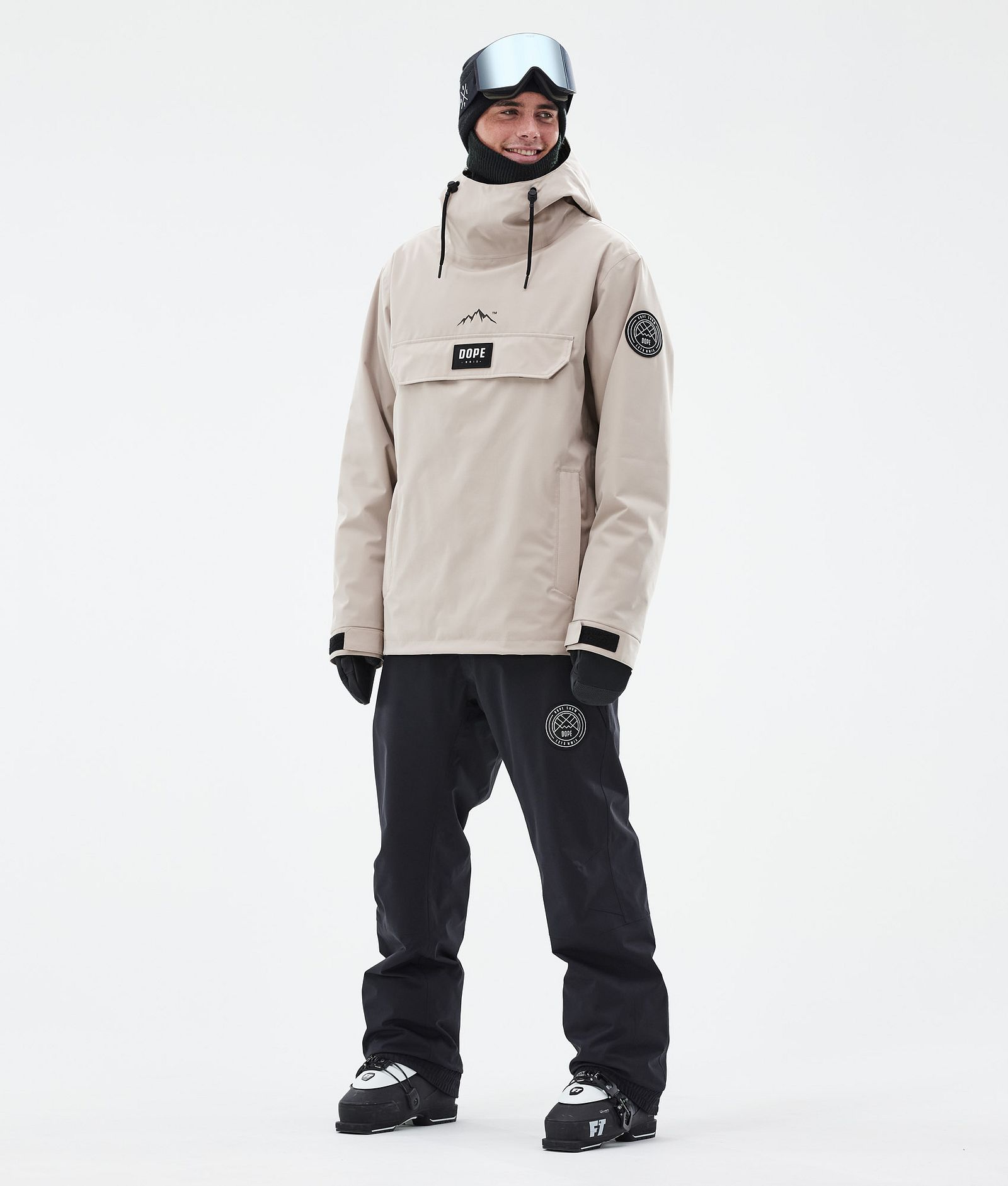 Dope Blizzard Ski Jacket Men Sand, Image 2 of 8