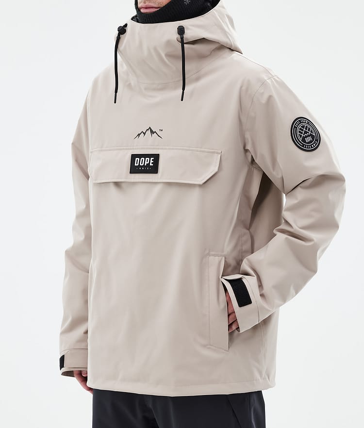 Dope Blizzard Ski Jacket Men Sand, Image 7 of 8