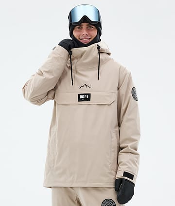 Dope Blizzard Snowboardjakke Herre Sand