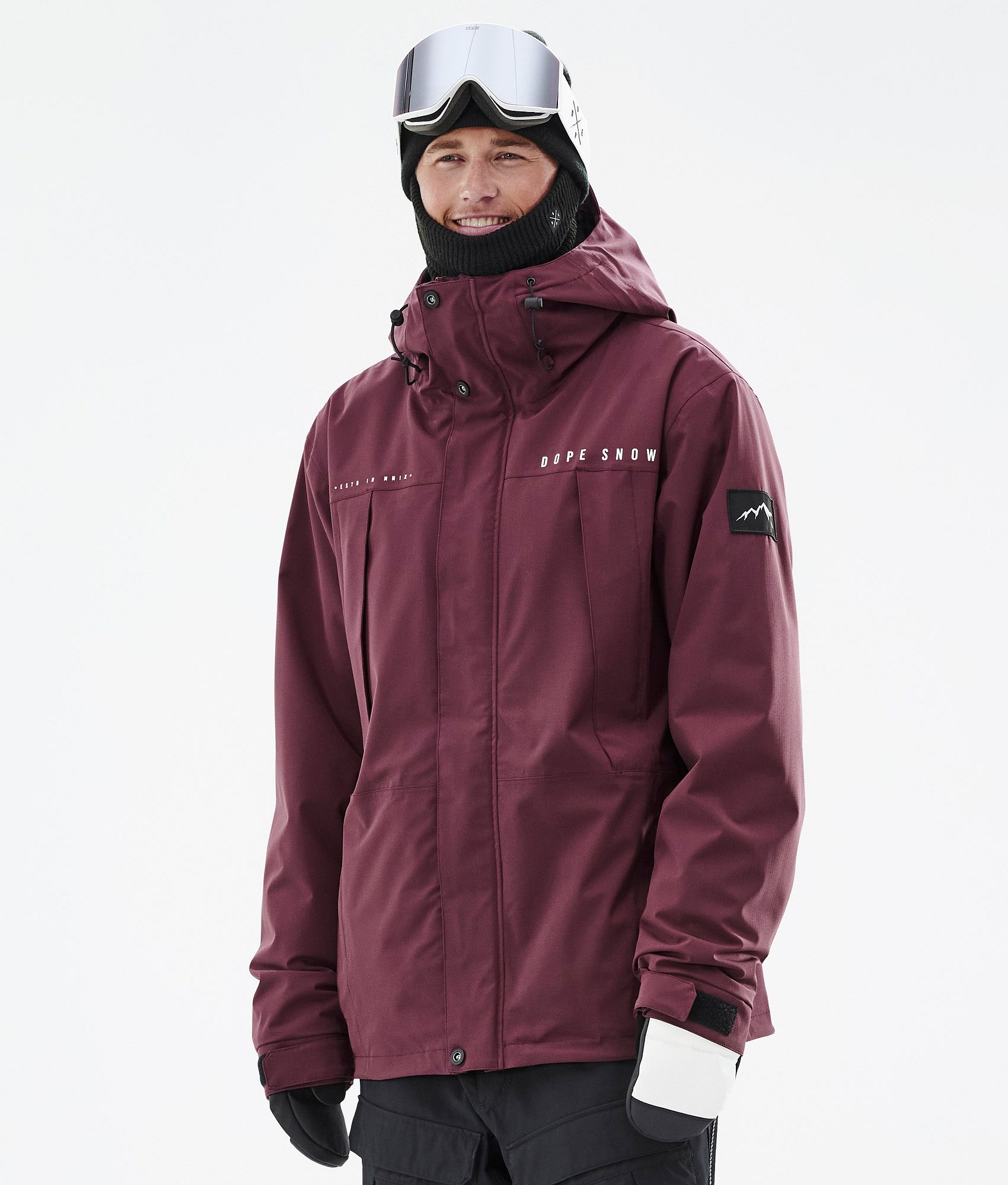 Burgundy 2024 snow jacket