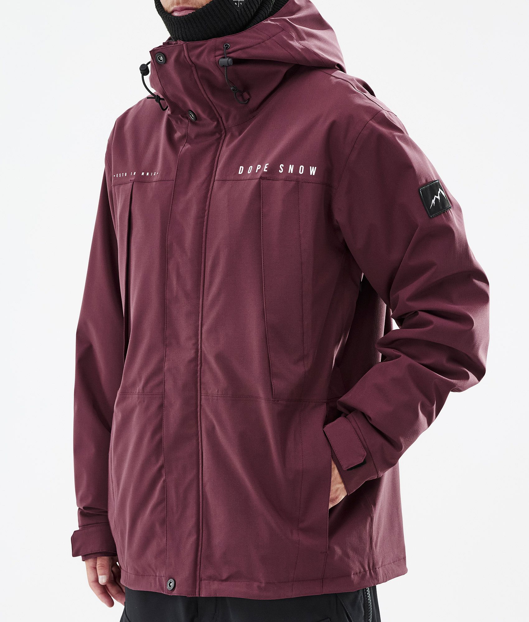 Maroon 2025 snowboard jacket