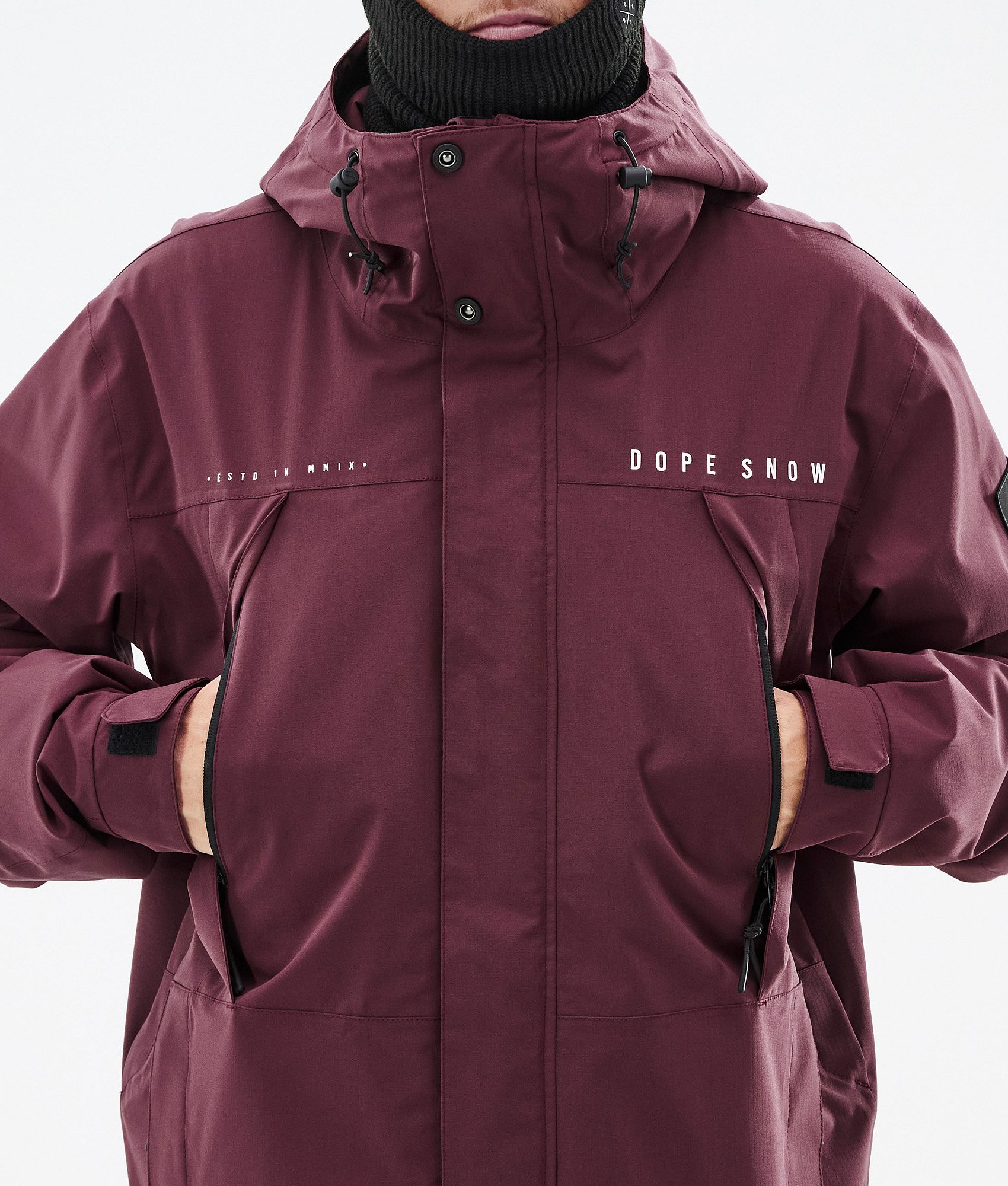 Maroon 2024 snowboard jacket