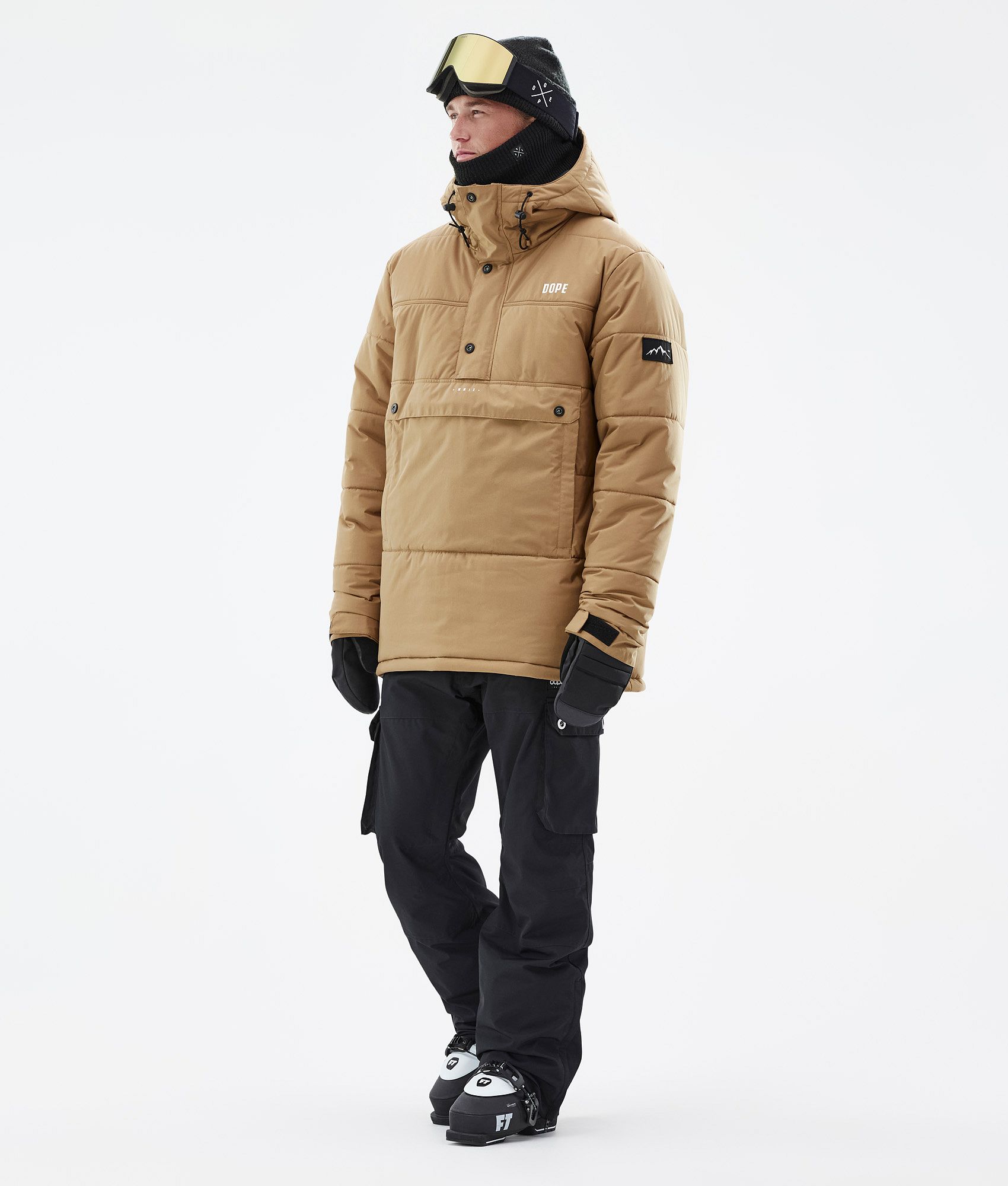 Gold on sale ski jacket