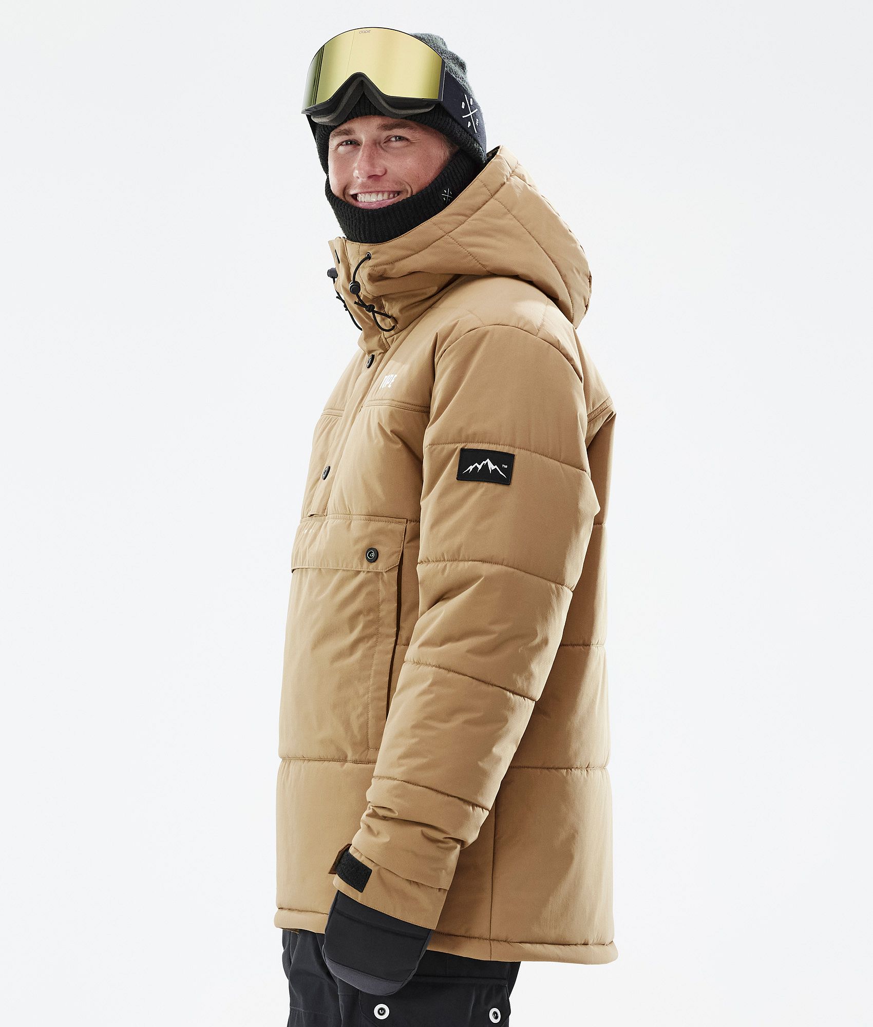 Superdry mens gold puffer on sale coat