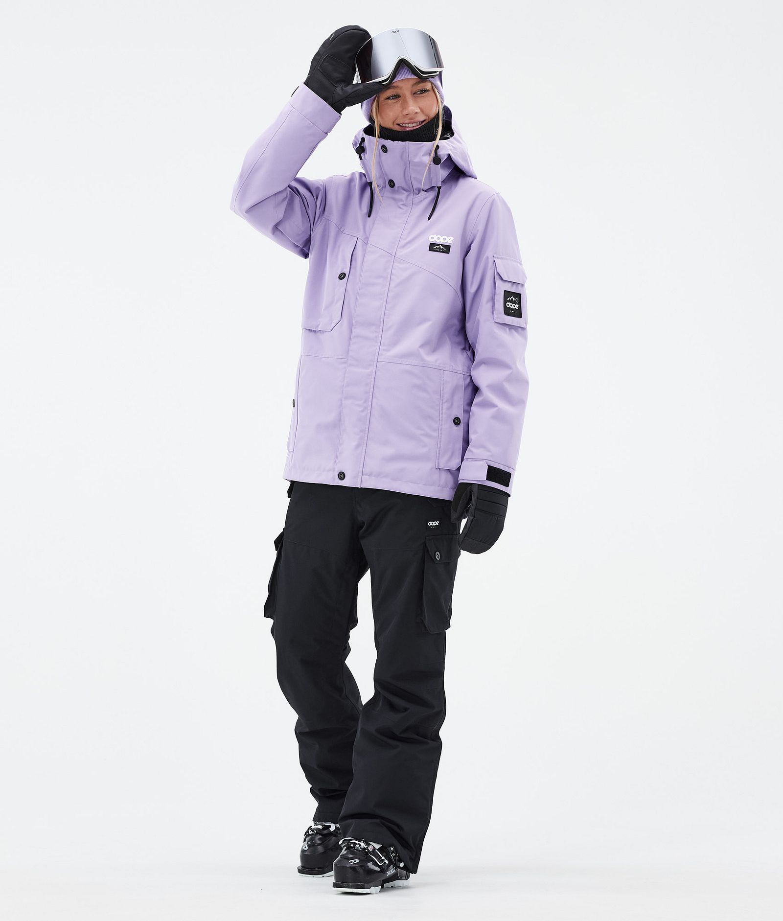 Dope Adept W Ski jas Dames Faded Violet, Afbeelding 3 van 10