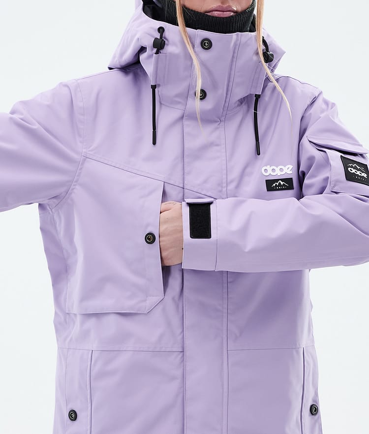 Dope Adept W Skijacke Damen Faded Violet, Bild 8 von 9