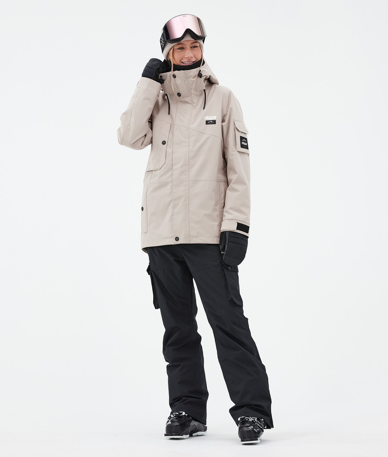 Dope Adept W Ski Jacket Women Sand, Image 3 of 10