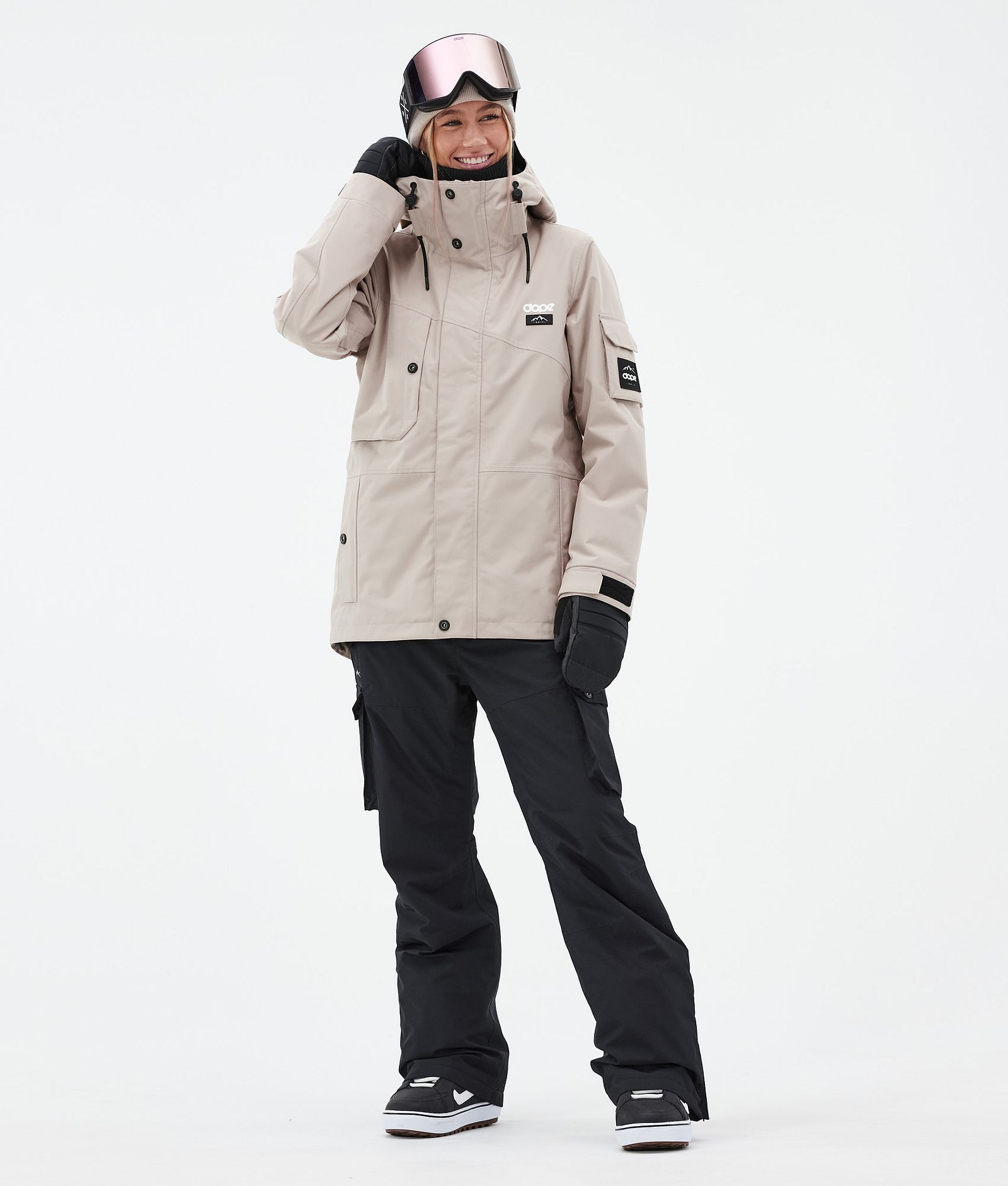 Dope Adept W Giacca Snowboard Donna Sand, Immagine 3 di 10