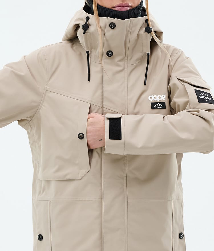 Dope Adept W Kurtka Snowboardowa Kobiety Sand, Zdjęcie 8 z 9