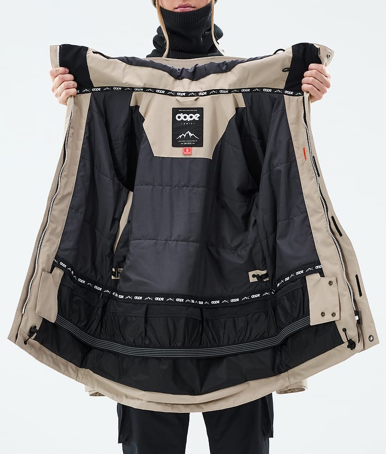 Dope Adept W Kurtka Snowboardowa Kobiety Sand, Zdjęcie 9 z 9