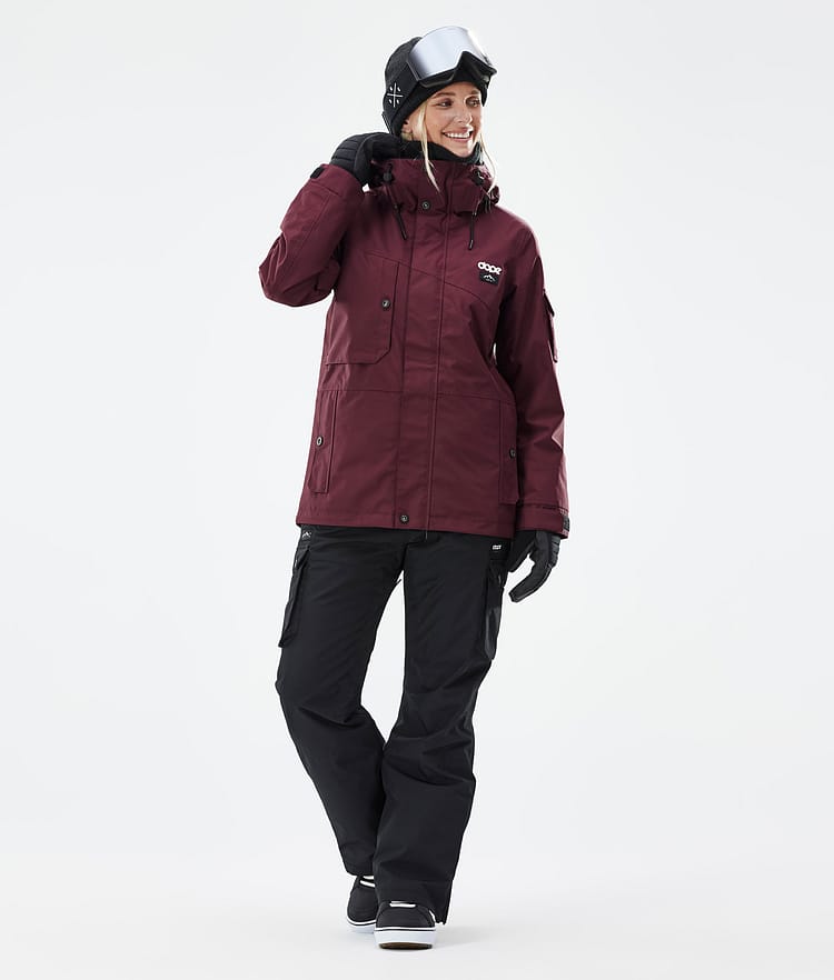 Dope Adept W Kurtka Snowboardowa Kobiety Don Burgundy, Zdjęcie 2 z 8