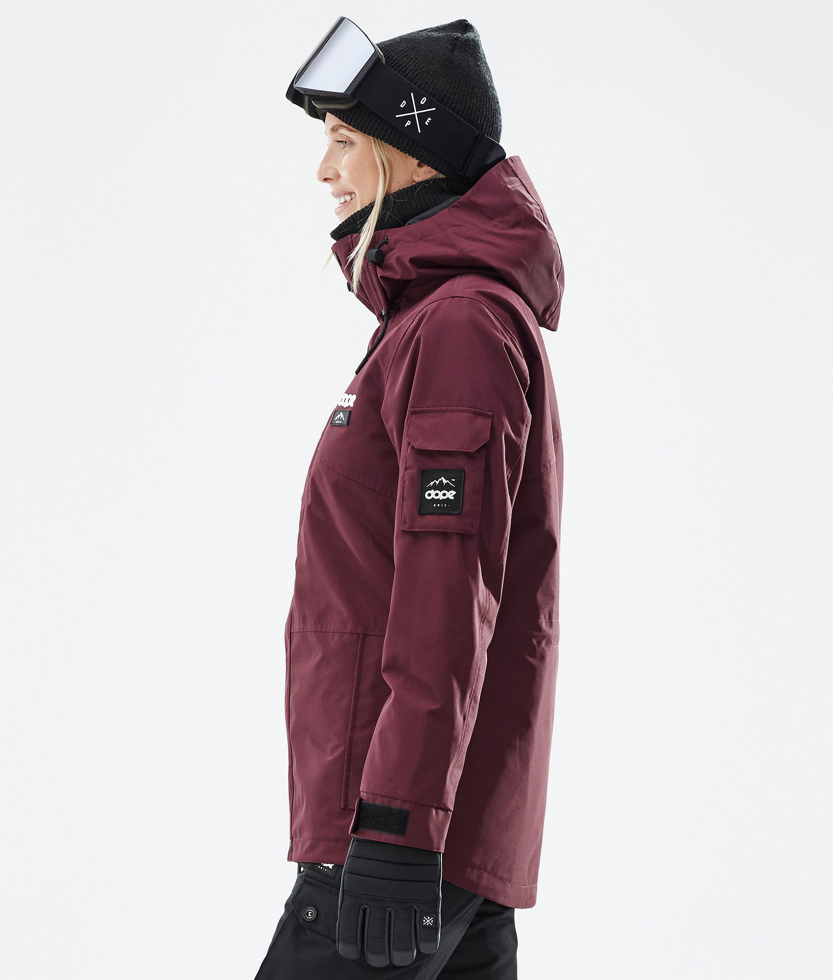 Maroon ski hotsell jacket womens