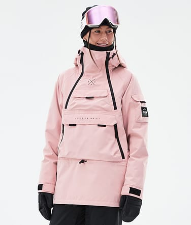 Dope Akin W Snowboardjacke Damen Soft Pink Renewed