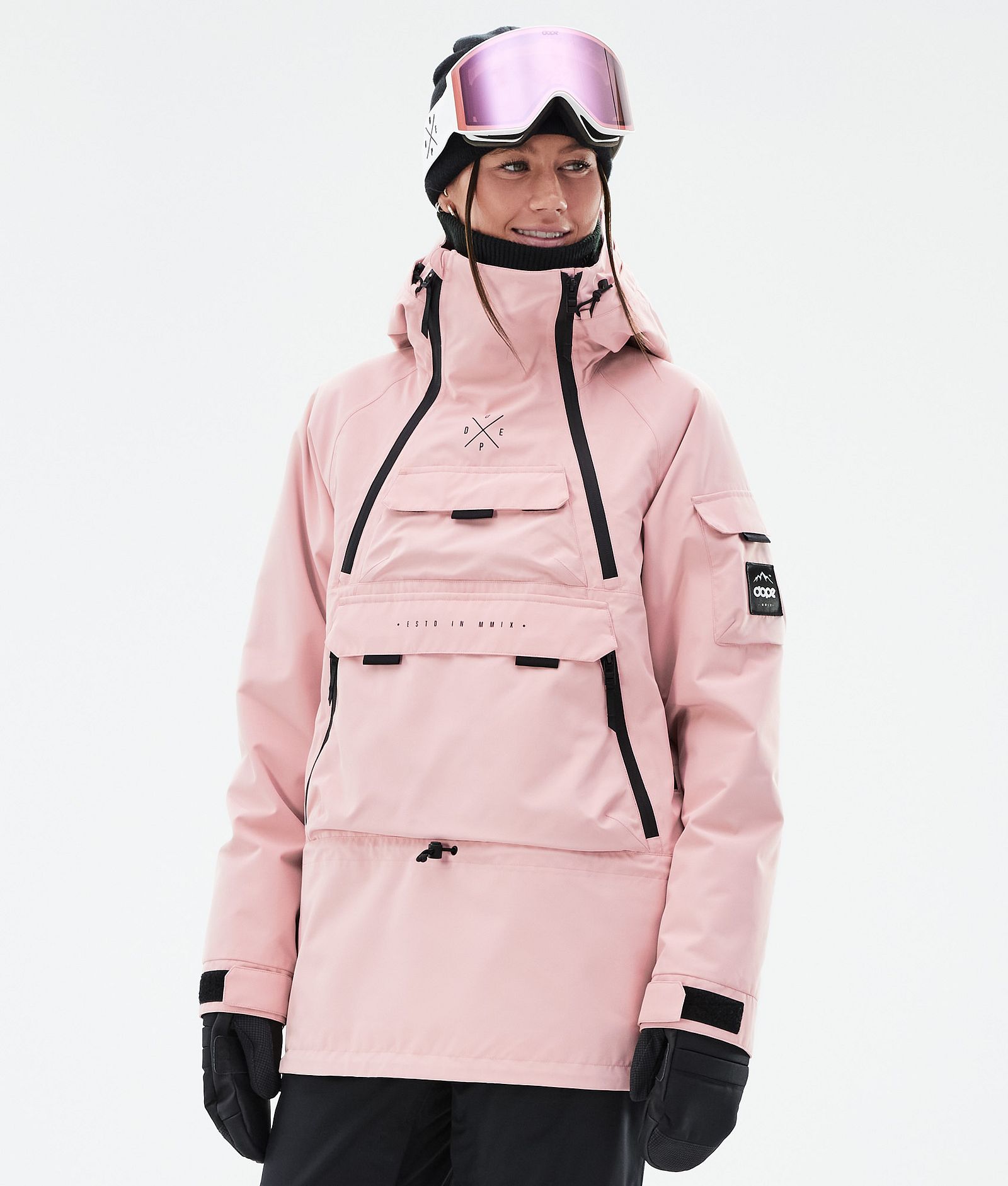 Dope Akin W Giacca Snowboard Donna Soft Pink, Immagine 1 di 9