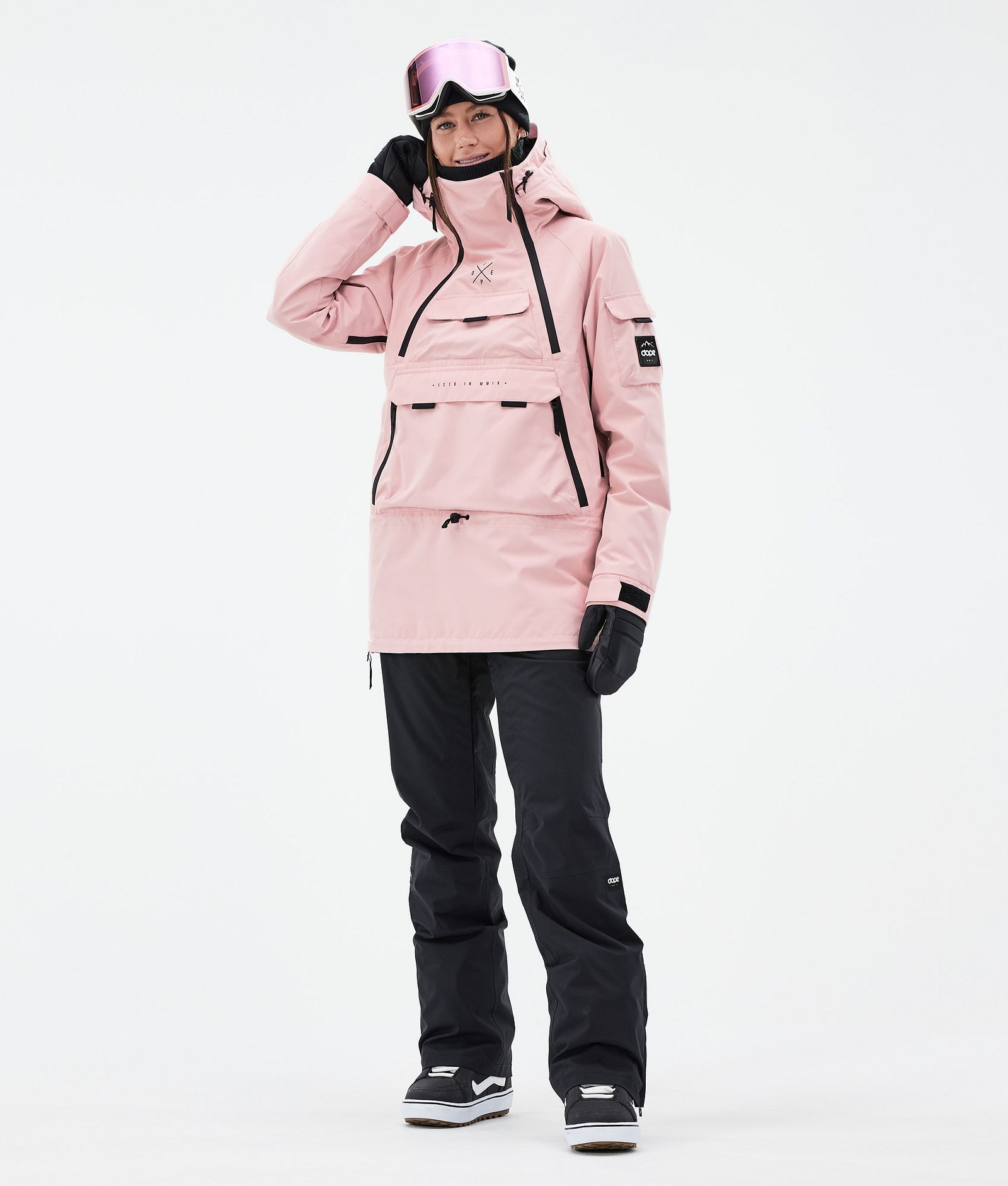 Dope Akin W Giacca Snowboard Donna Soft Pink, Immagine 2 di 9