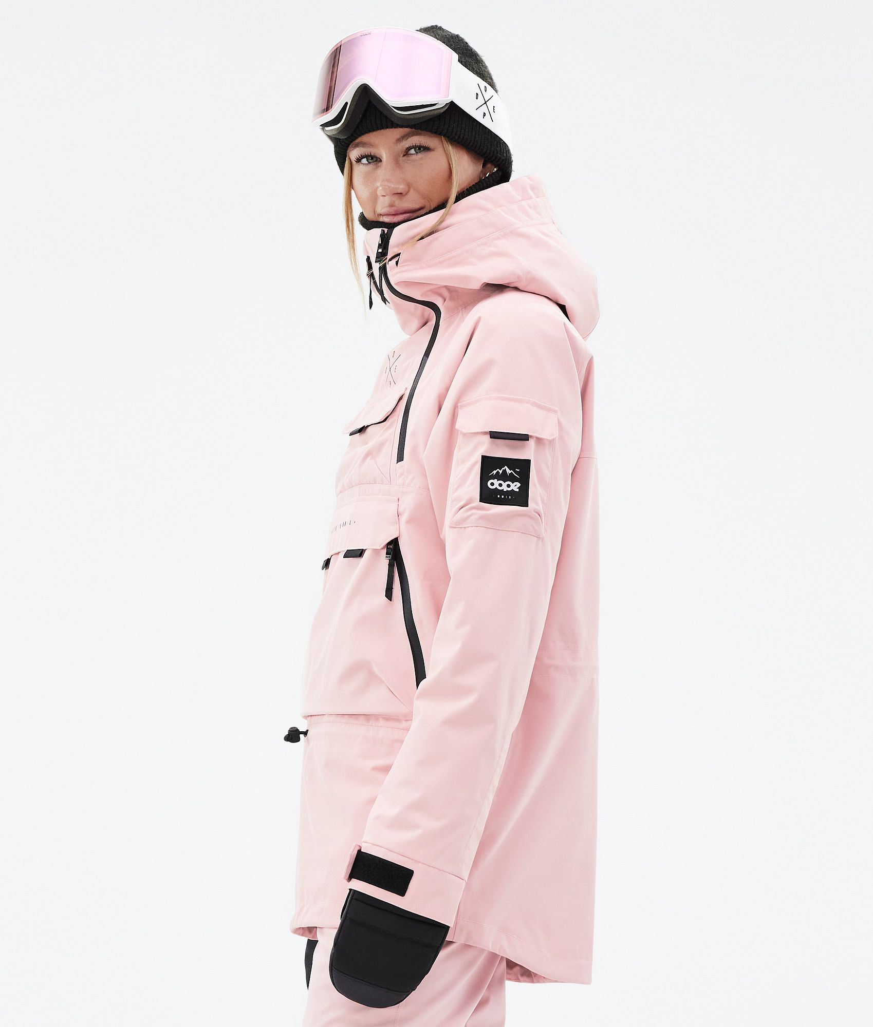 Pink ski outlet coat