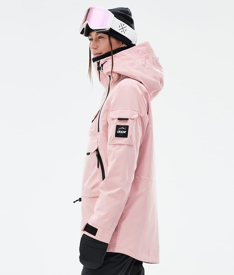 Dope Akin W Giacca Snowboard Donna Soft Pink, Immagine 5 di 9