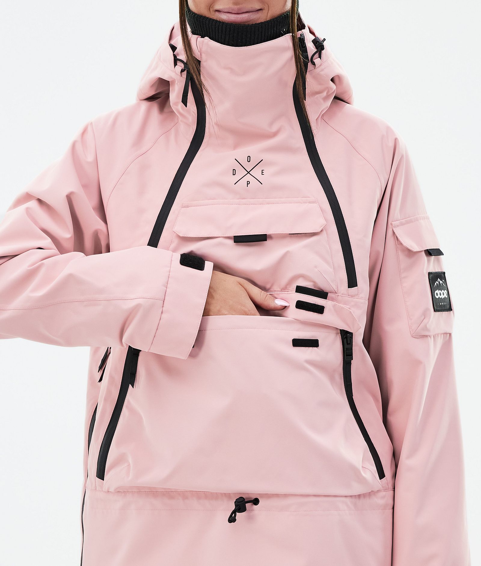 Dope Akin W Giacca Snowboard Donna Soft Pink, Immagine 8 di 9