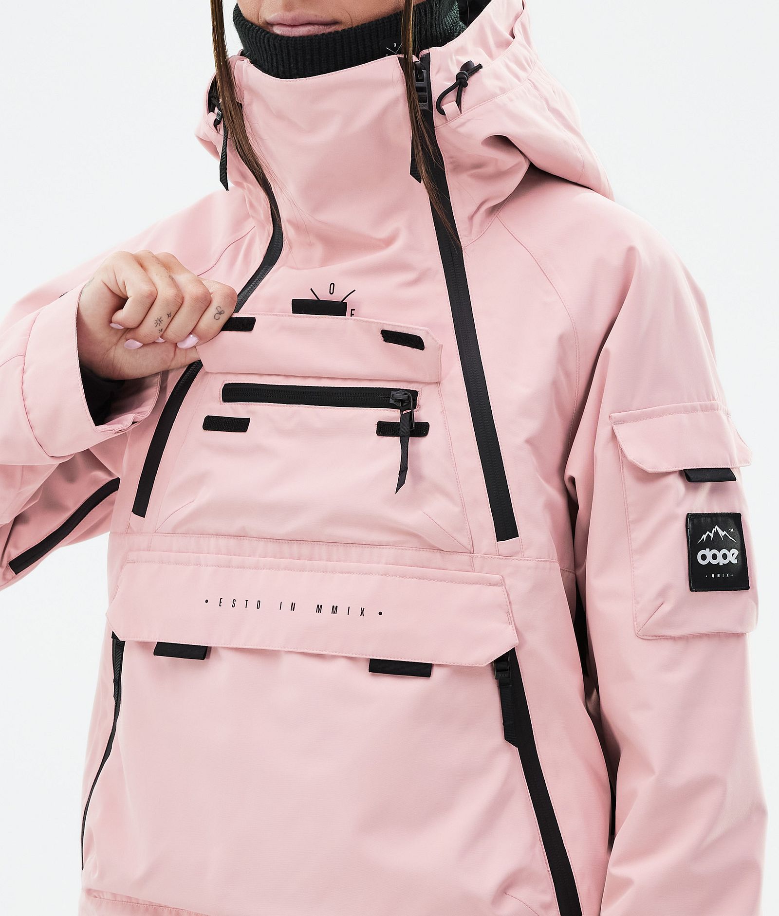 Dope Akin W Snowboardjacke Damen Soft Pink, Bild 9 von 9