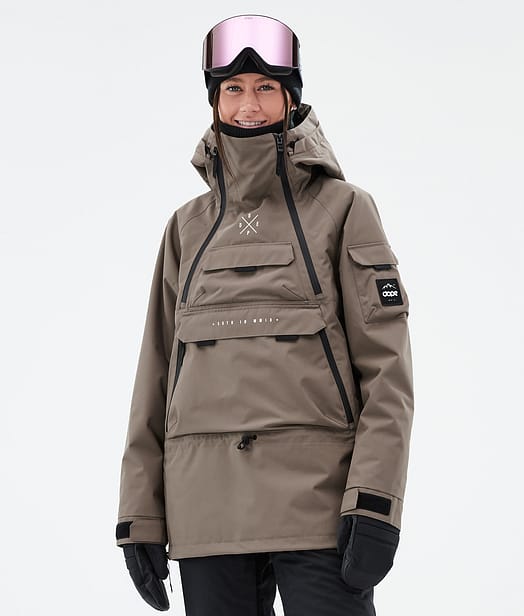 Dope Akin W Veste de Ski Femme Walnut