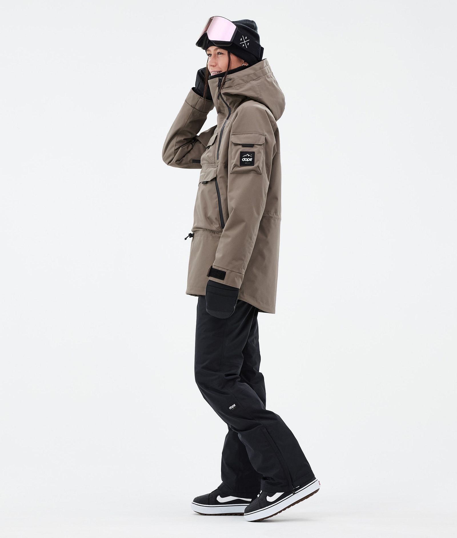 Dope Akin W Snowboard Jacket Women Walnut, Image 3 of 9