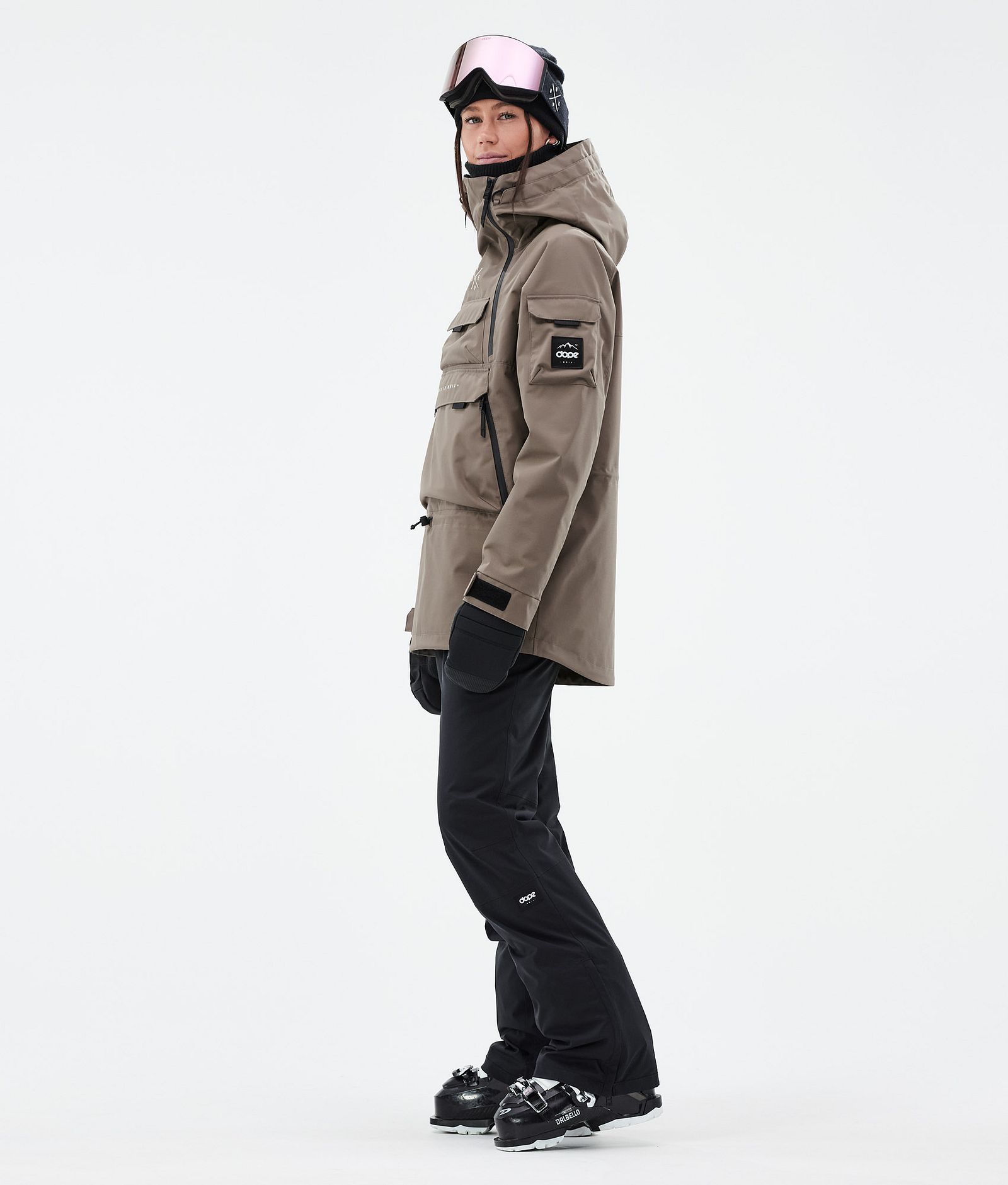 Dope Akin W Ski Jacket Women Walnut, Image 3 of 9