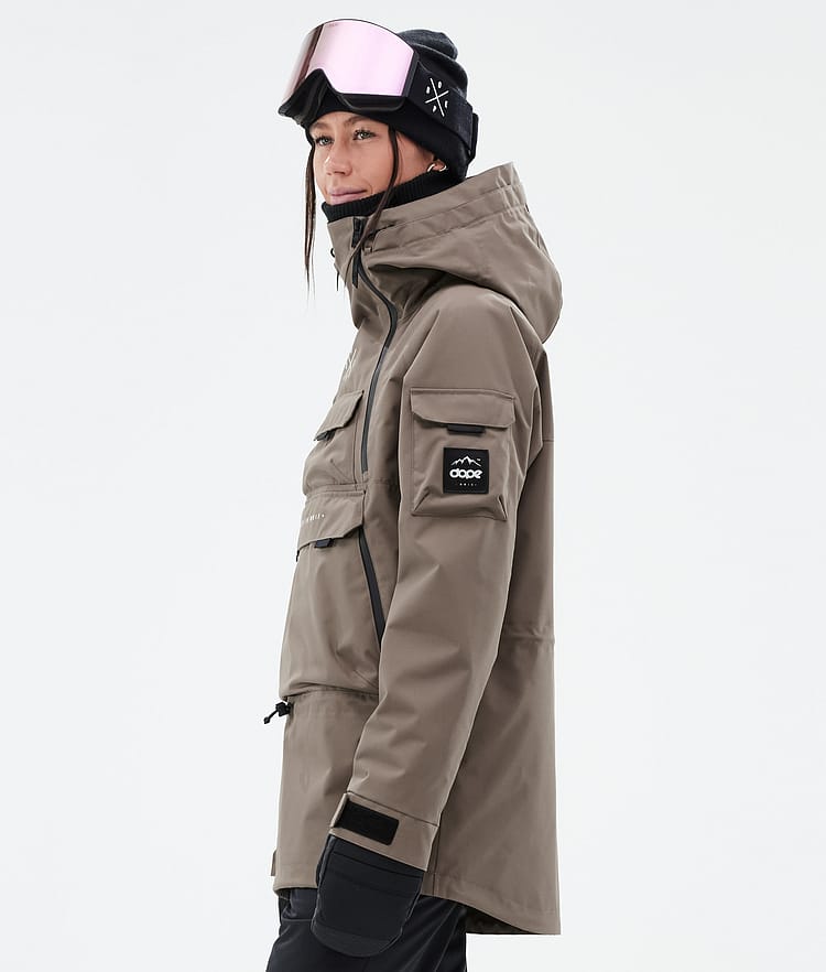 Dope Akin W Ski Jacket Women Walnut, Image 5 of 9