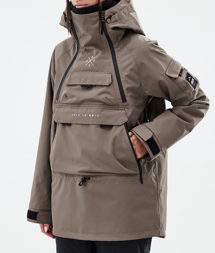 Dope Akin W Snowboard Jacket Women Walnut, Image 7 of 9