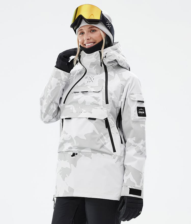 Dope Akin W Snowboardjacke Damen Grey Camo, Bild 1 von 8