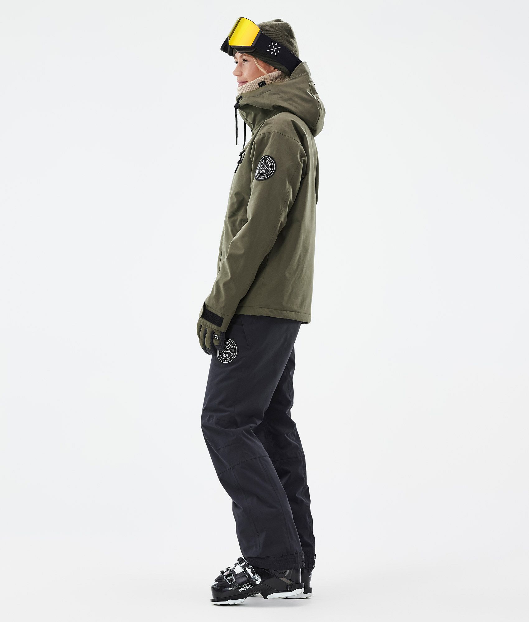 Olive green deals snow jacket