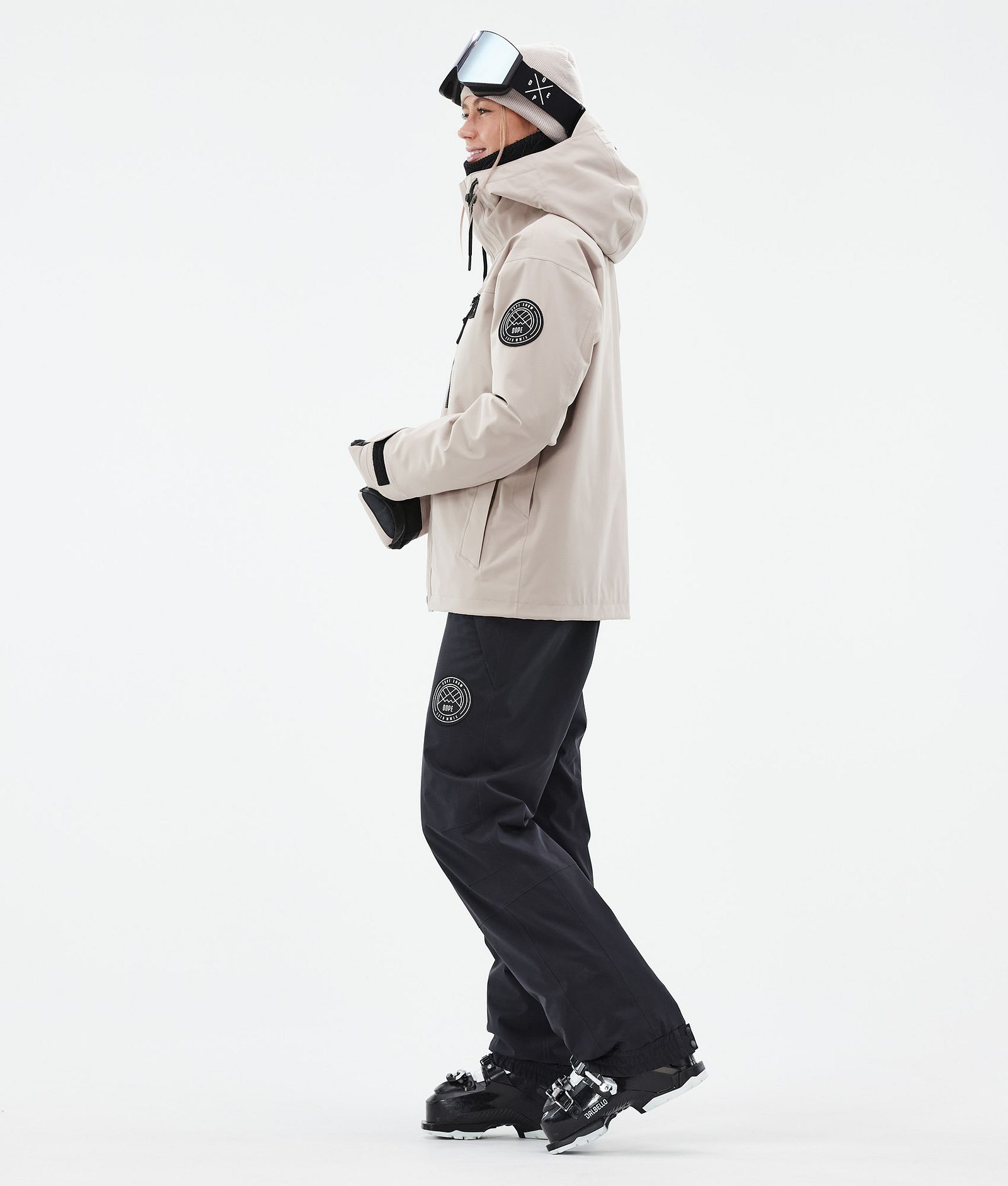 Dope Blizzard W Full Zip Giacca Sci Donna Sand, Immagine 4 di 10