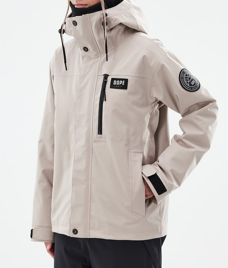 Dope Blizzard W Full Zip Ski Jacket Women Sand, Image 8 of 10