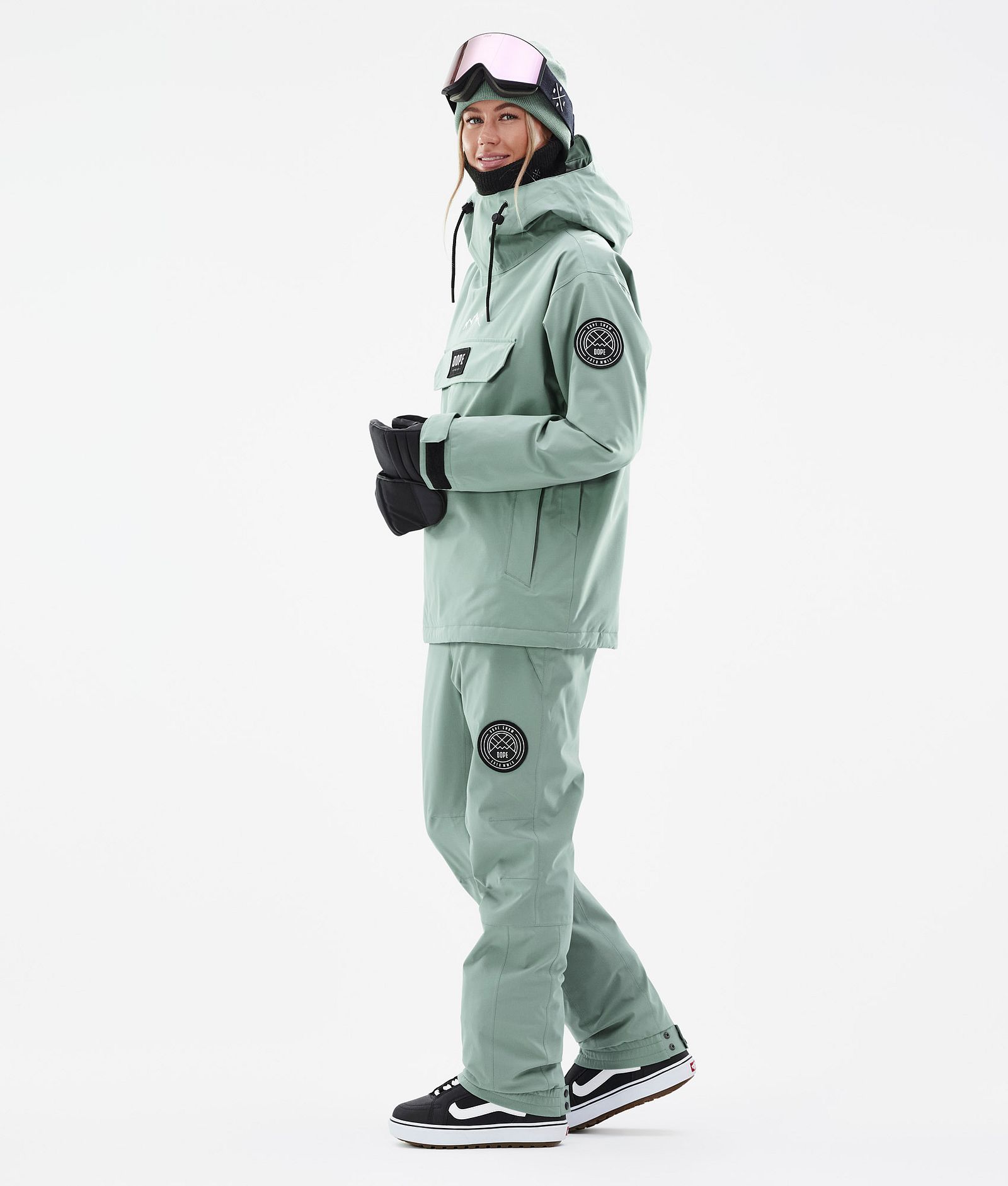 Dope Blizzard W Veste Snowboard Femme Faded Green, Image 3 sur 8