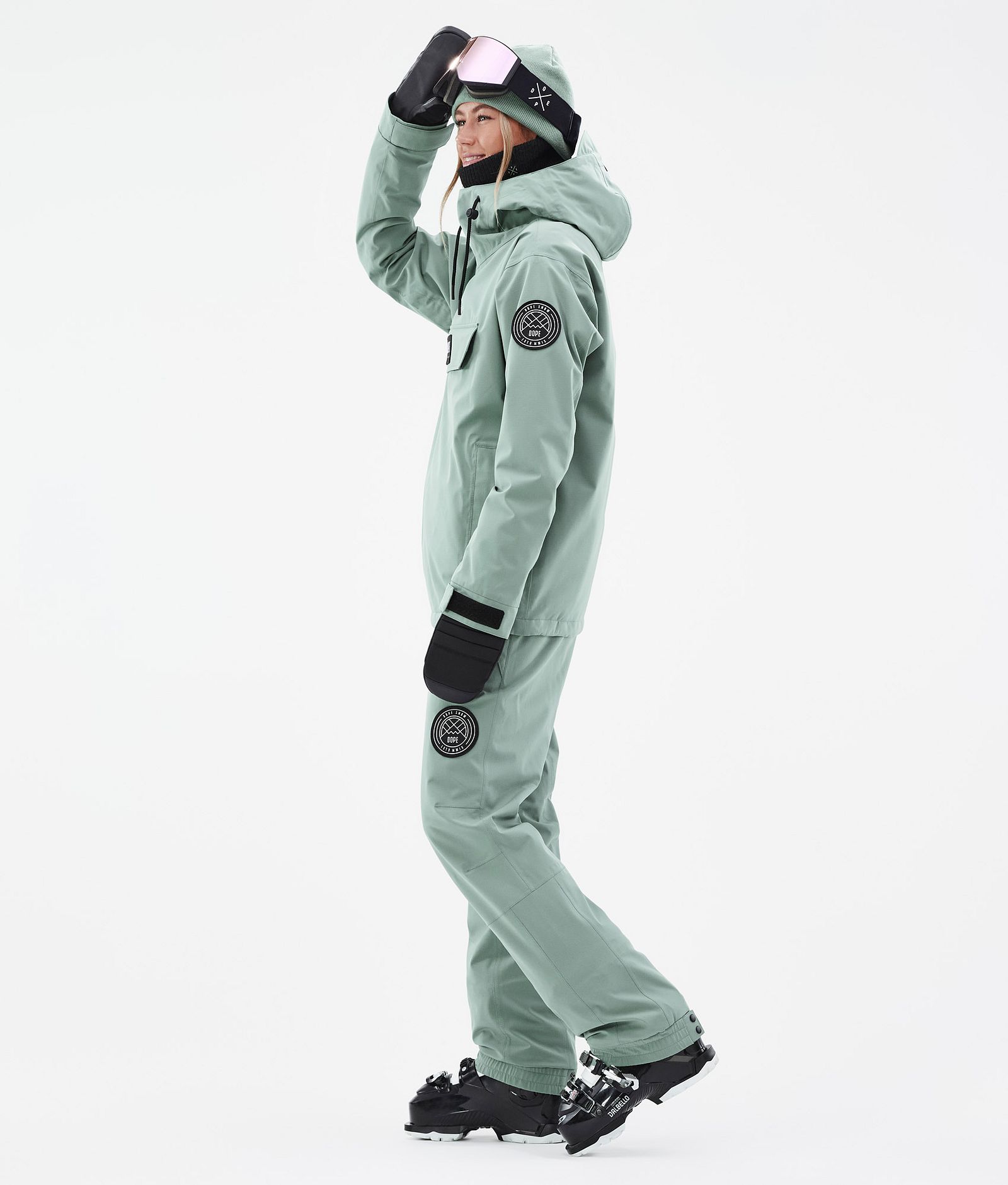 Dope Blizzard W Veste de Ski Femme Faded Green, Image 3 sur 8