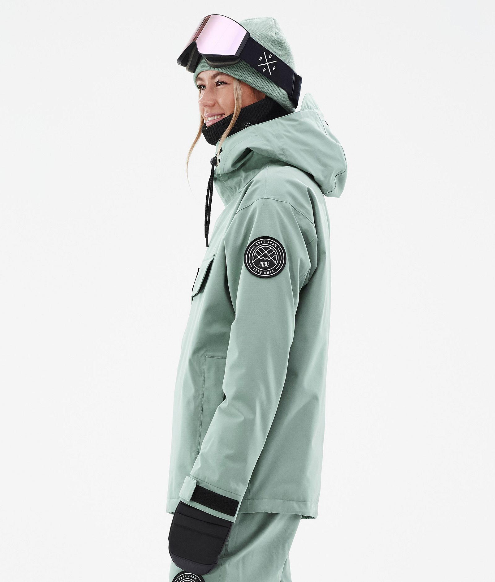 Dope Blizzard W Veste Snowboard Femme Faded Green, Image 5 sur 8