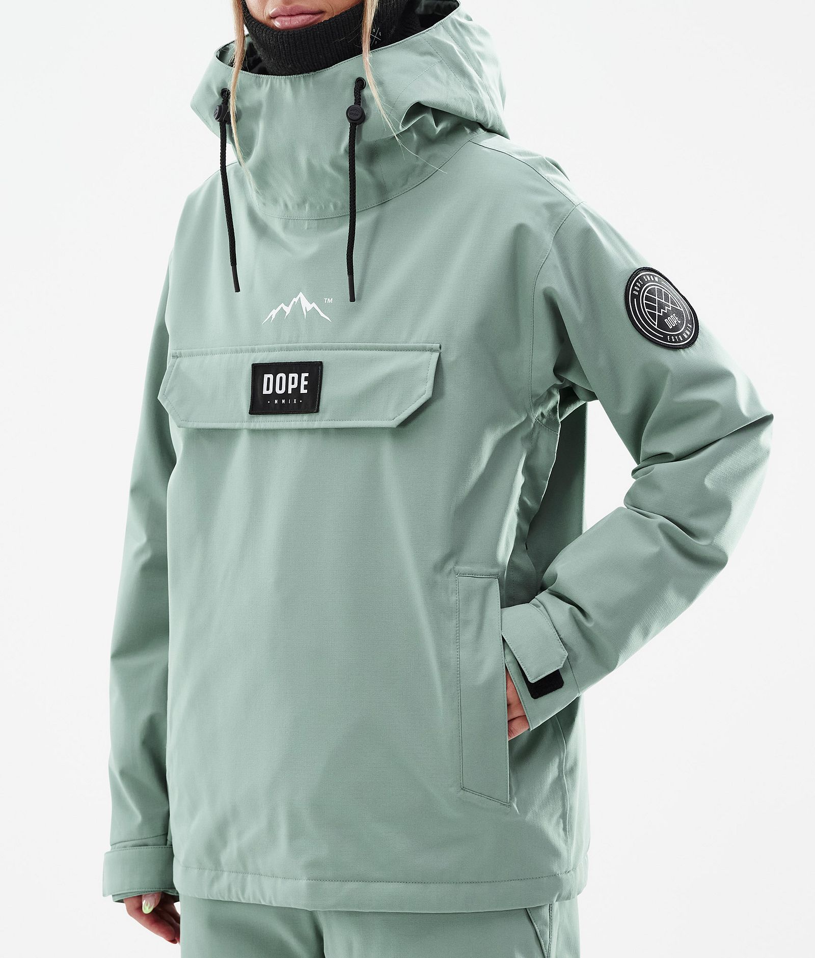 Dope Blizzard W Veste de Ski Femme Faded Green, Image 7 sur 8