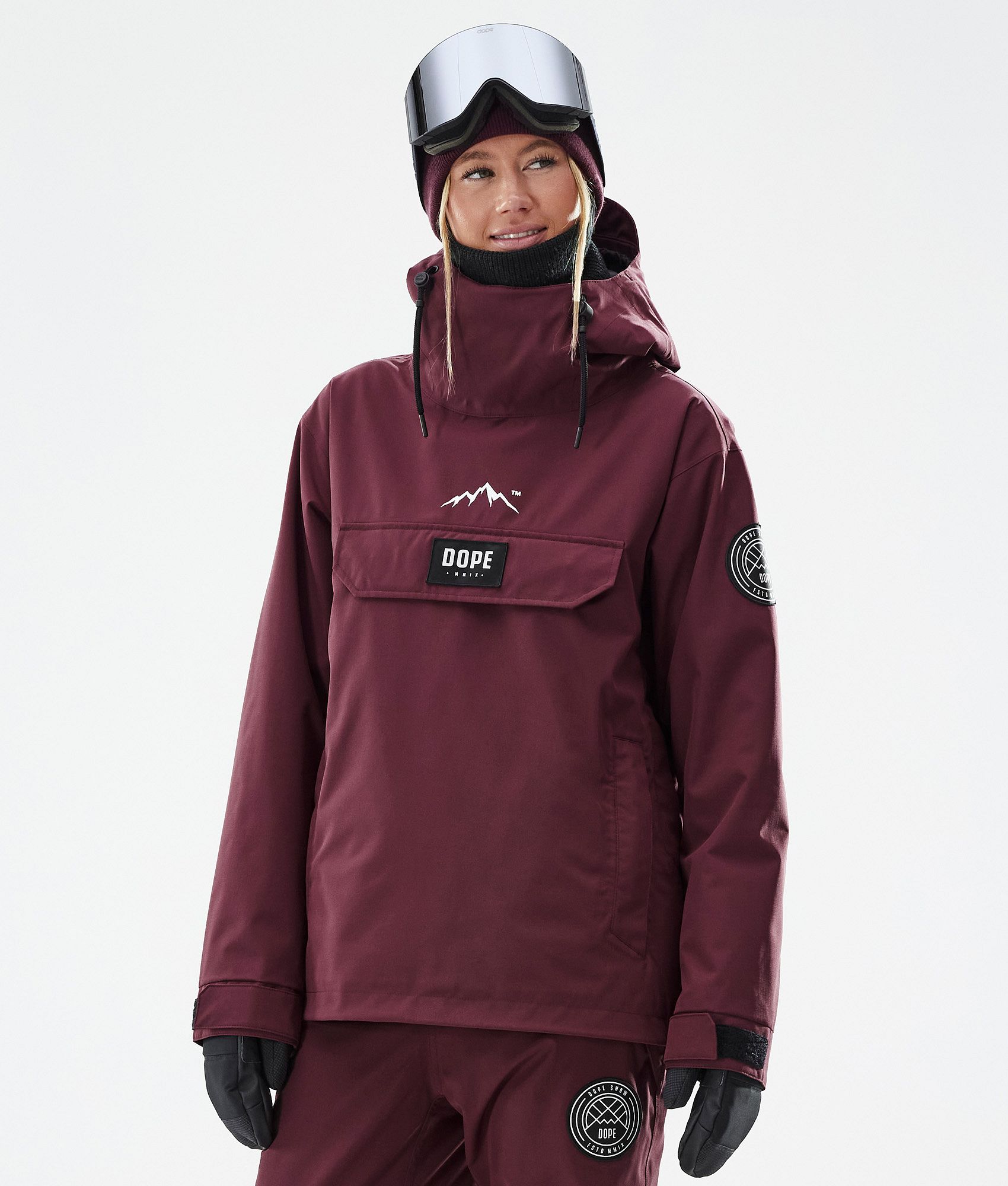 Burgundy ski outlet jacket womens