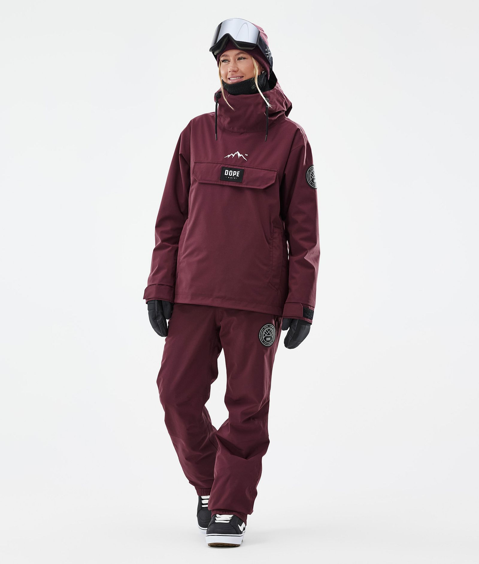 Dope Blizzard W Snowboard Jacket Women Burgundy, Image 2 of 8