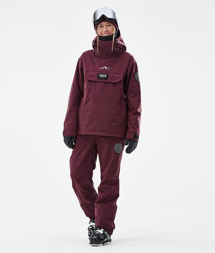 Dope Blizzard W Veste de Ski Femme Burgundy, Image 2 sur 8